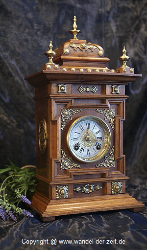 Carl Werner Bracket Clock seltene Stutzuhr 01