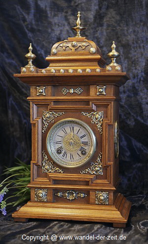 Carl Werner Bracket Clock seltene Stutzuhr 02