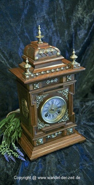 Carl Werner Bracket Clock seltene Stutzuhr 08