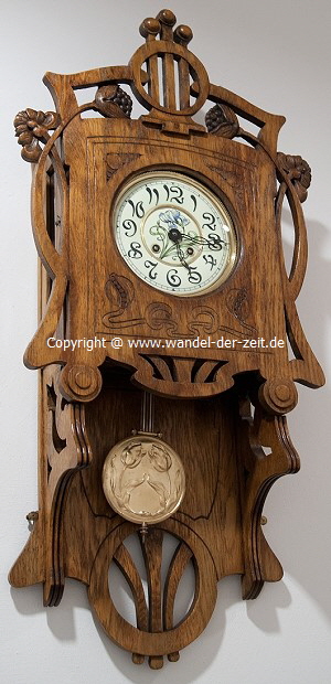 Freischwinger Jacob Kienzle Jugendstil Eiche 01