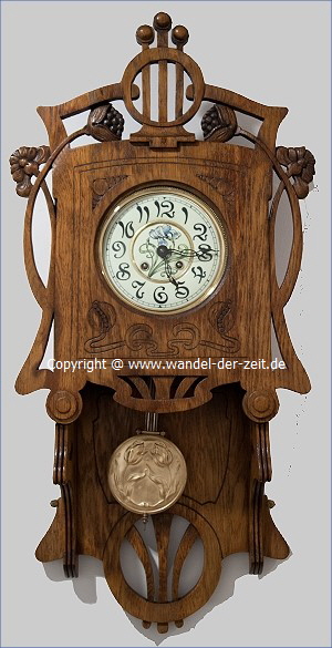 Freischwinger Jacob Kienzle Jugendstil Eiche 03