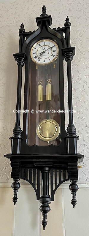 Gustav Becker Neogotik Gewichtsregulator 03
