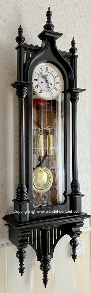 Gustav Becker Neogotik Gewichtsregulator 07