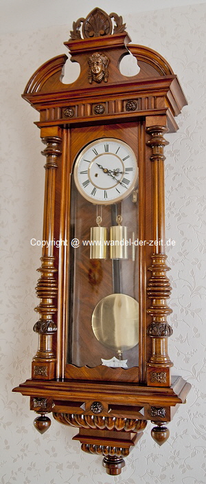 Gustav Becker Wiener Regulator Nussbaum 02