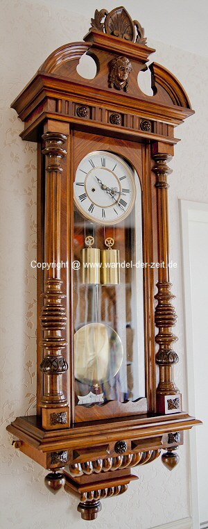 Gustav Becker Wiener Regulator Nussbaum 03