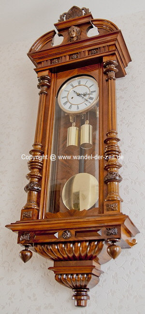 Gustav Becker Wiener Regulator Nussbaum 04