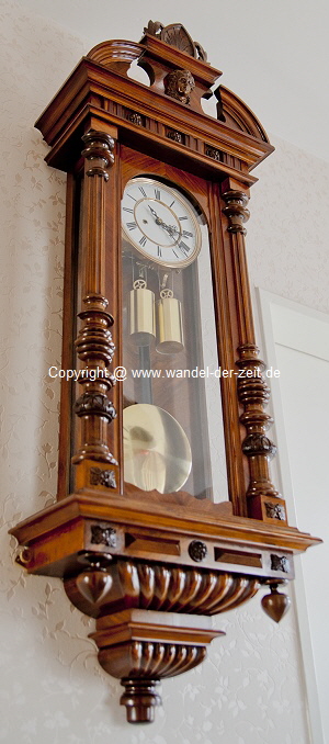 Gustav Becker Wiener Regulator Nussbaum 05