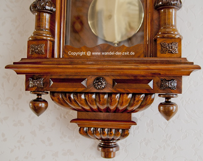 Gustav Becker Wiener Regulator Nussbaum 06