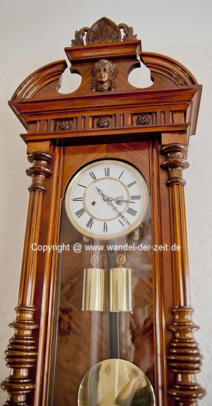 Gustav Becker Wiener Regulator Nussbaum 07