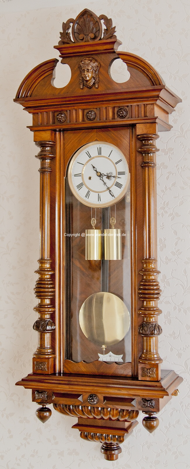 Gustav Becker Wiener Regulator Nussbaum 08