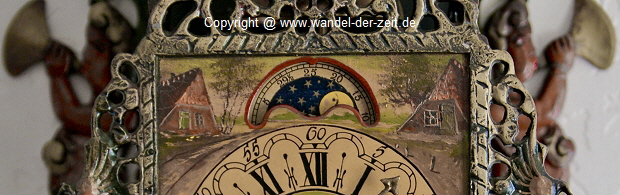 Holländische Meerweibchen Uhr Friese Stoelklok 13
