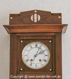 Jugendstil Regulator No 322 Nussbaum 13