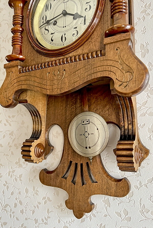 Junghans Jugendstil Freischwinger um 1900 08