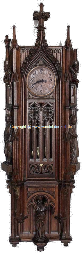 Lenzkirch Standuhr Neogotik 