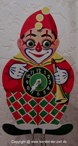 Mechanische Uhr Augenwender Clown 08