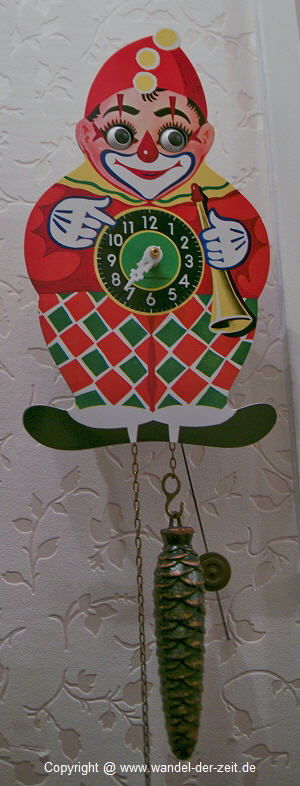 Mechanische Uhr Augenwender Clown 09