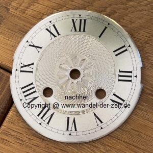 Pendulen Zifferblatt 7.7 cm restauriert01